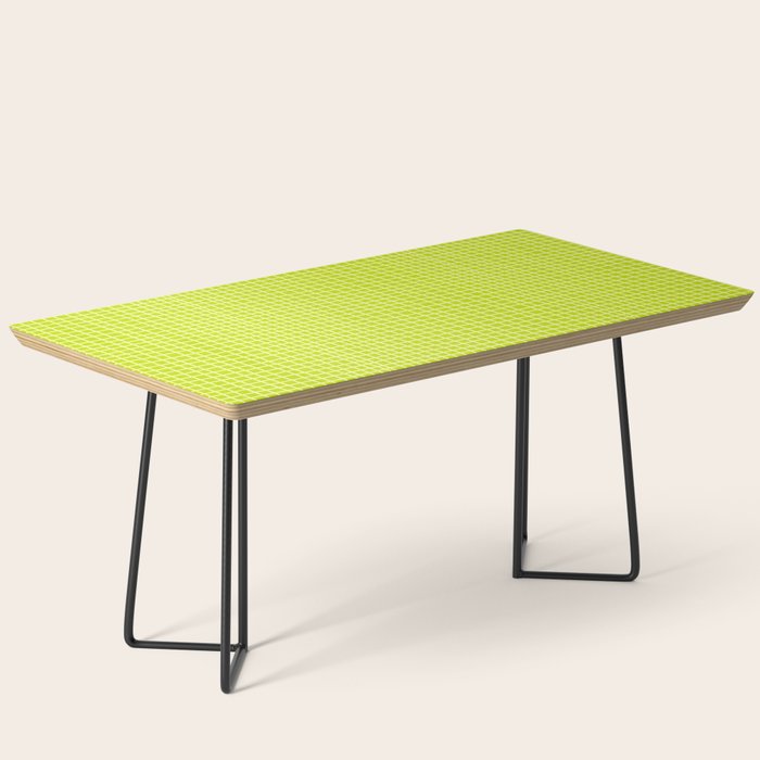 Fresh Lime Grid Coffee Table Gallery Image 1