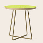 Fresh Lime Grid Side Table Gallery Image 1