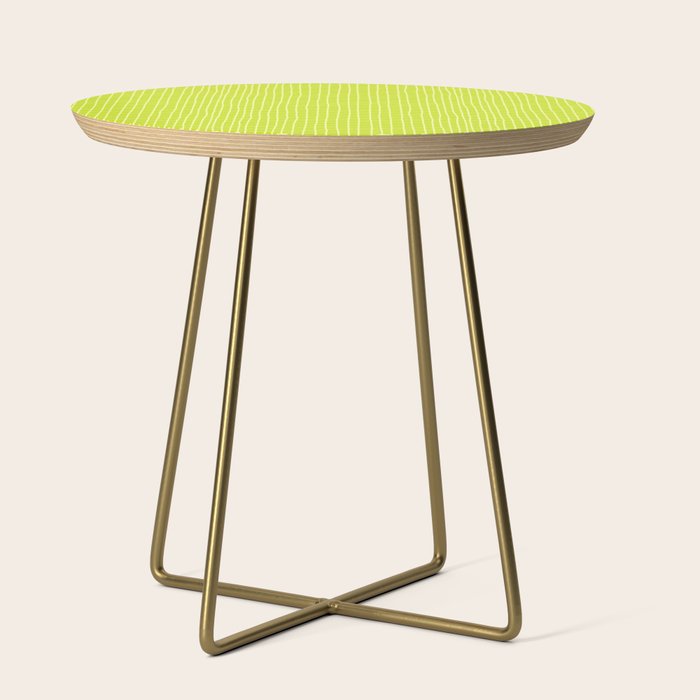 Fresh Lime Grid Side Table Gallery Image 1