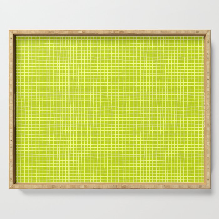 Fresh Lime Grid Serving Tray Gallery Image 1