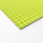 Fresh Lime Grid Welcome Mat Gallery Image 2