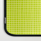 Fresh Lime Grid Laptop Sleeve Gallery Image 3