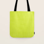 Fresh Lime Grid Tote Bag Gallery Image 1