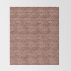 cadence triangles - rust Throw Blanket Gallery Image 2