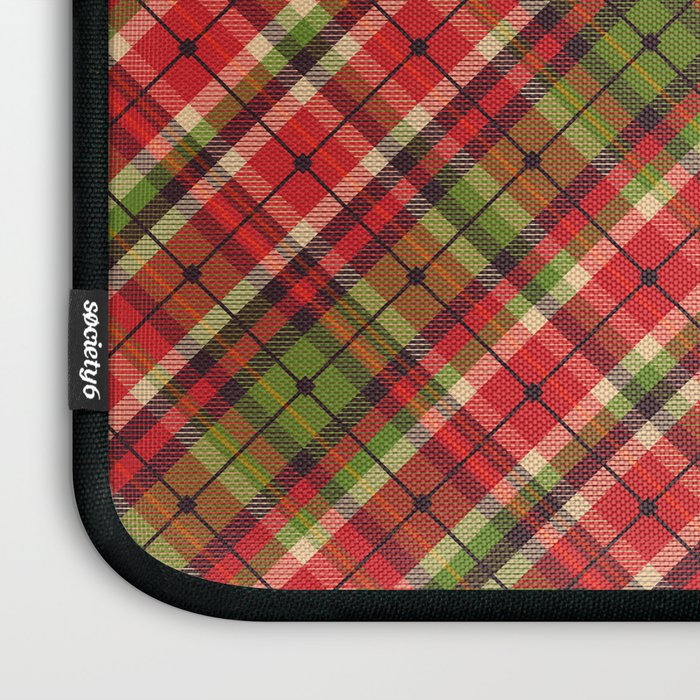 Christmas Tartan Laptop Sleeve Gallery Image 3