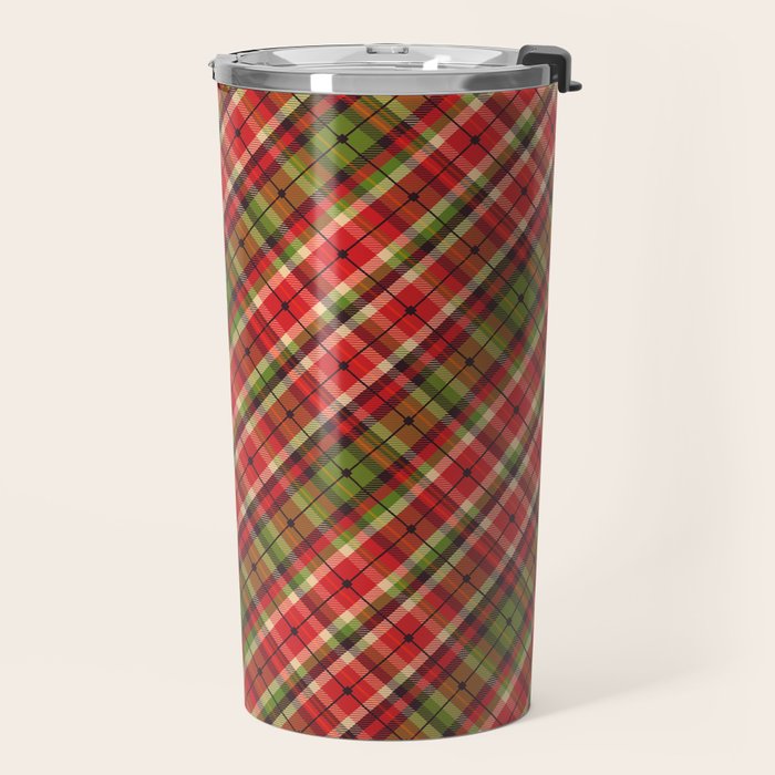 Christmas Tartan Travel Mug Gallery Image 2