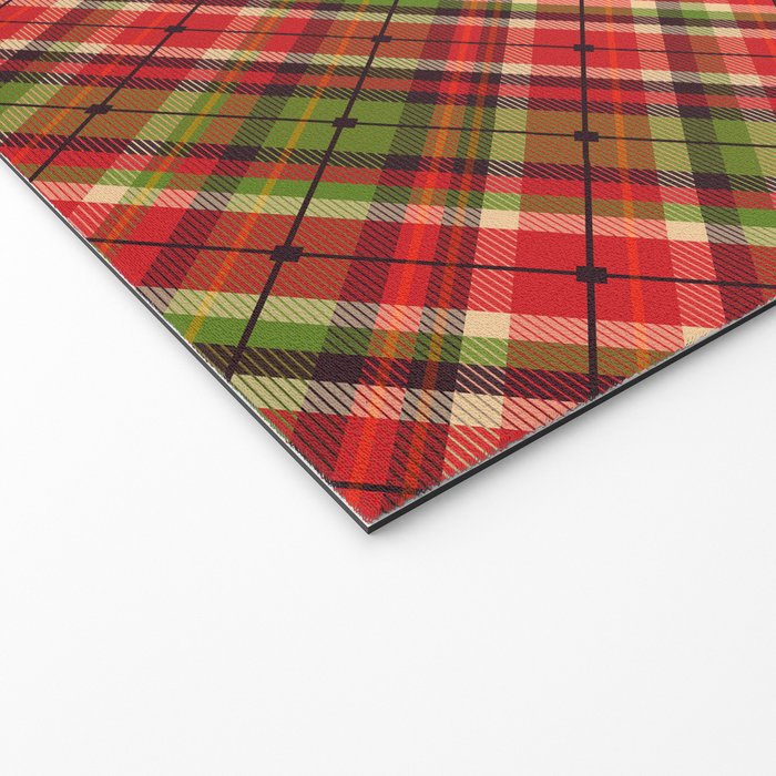 Christmas Tartan Welcome Mat Gallery Image 2
