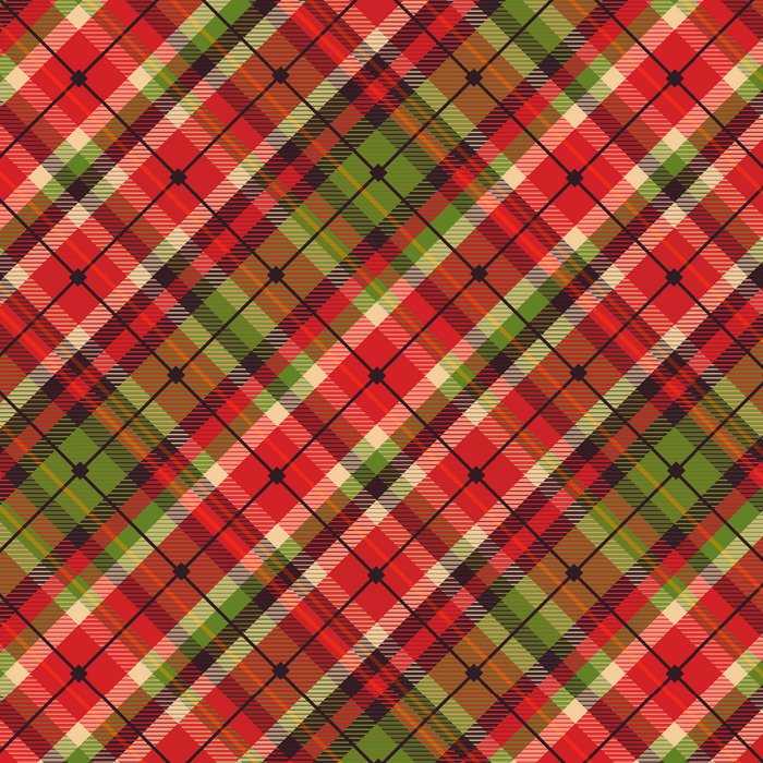 Christmas Tartan Coffee Mug Gallery Image 2