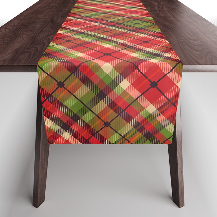 Christmas Tartan Table Runner Gallery Image 1