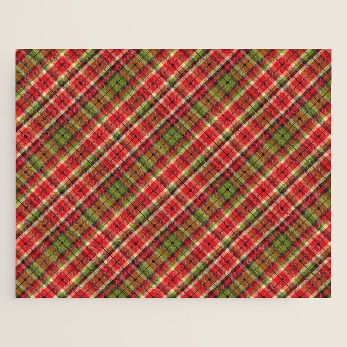 Christmas Tartan Jigsaw Puzzle Gallery Image 1