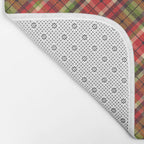Christmas Tartan Bath Mat Gallery Image 2