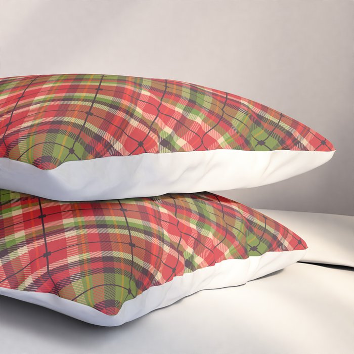 Christmas Tartan Pillow Sham Gallery Image 3