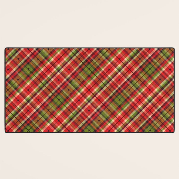 Christmas Tartan Desk Mat Gallery Image 3