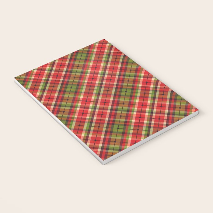 Christmas Tartan Notebook Gallery Image 3