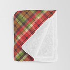 Christmas Tartan Throw Blanket Gallery Image 3