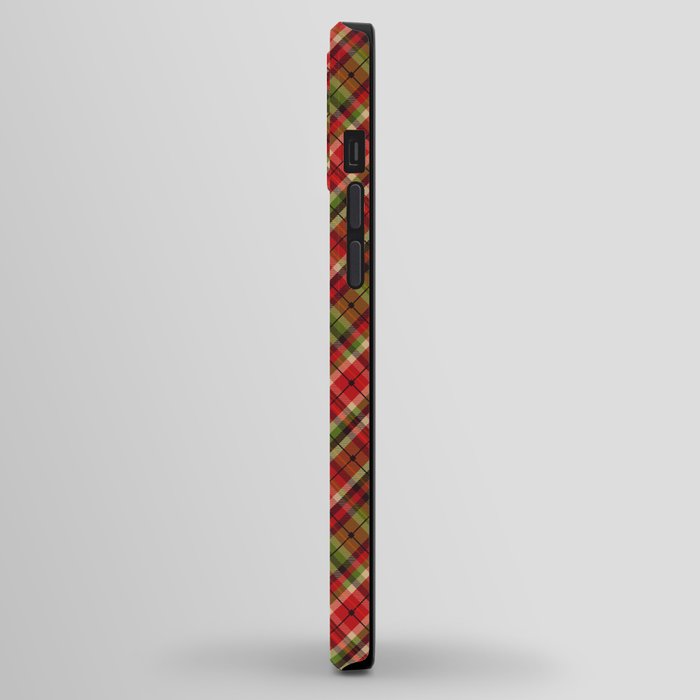 Christmas Tartan iPhone Case Gallery Image 2