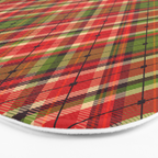Christmas Tartan Bath Mat Gallery Image 3