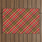 Christmas Tartan Outdoor Rug Gallery Image 1