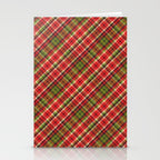 Christmas Tartan Stationery Card Gallery Image 2