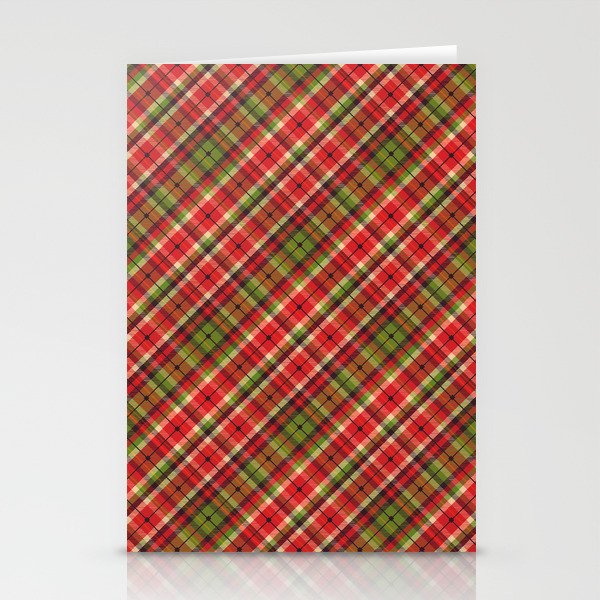 Christmas Tartan Stationery Card Gallery Image 2