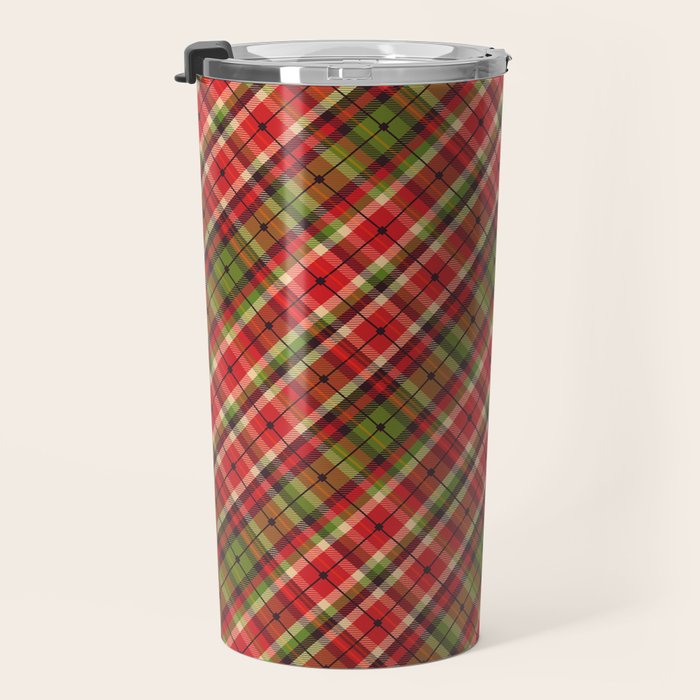 Christmas Tartan Travel Mug Gallery Image 3