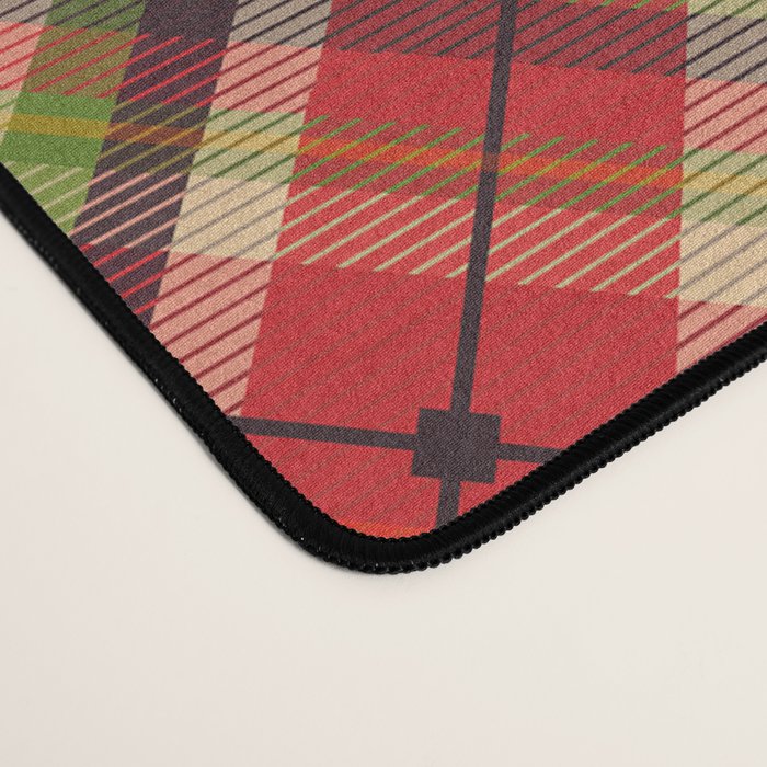 Christmas Tartan Desk Mat Gallery Image 4