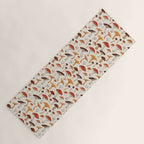 Mushroom Medley Pattern - Neutral Yoga Mat Gallery Image 1