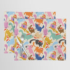 Christmas Cats in Santa Hats Placemat Gallery Image 1