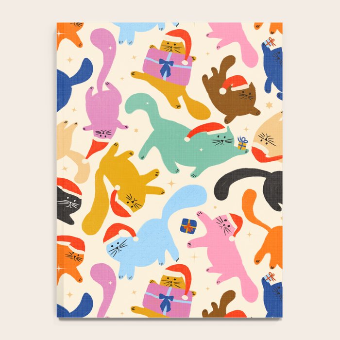 Christmas Cats in Santa Hats Notebook Gallery Image 4