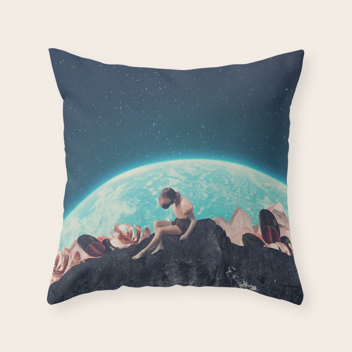 Your love crystallized inside me Throw Pillow Gallery Image 1