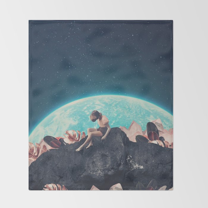 Your love crystallized inside me Throw Blanket Gallery Image 2