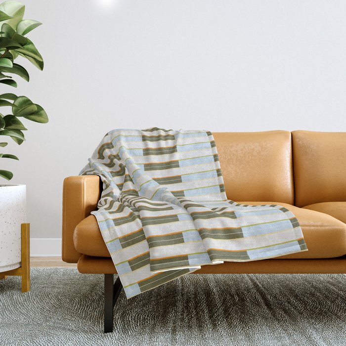 Spring Lichen Throw Blanket Gallery Image 1