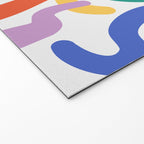 Colorful paint brush stroke art texture Welcome Mat Gallery Image 2