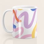 Colorful paint brush stroke art texture Coffee Mug Gallery Image 3