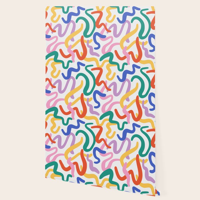 Colorful paint brush stroke art texture Wallpaper Gallery Image 2