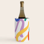 Colorful paint brush stroke art texture Wine Chiller Gallery Image 1