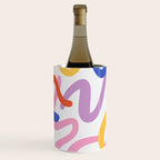 Colorful paint brush stroke art texture Wine Chiller Gallery Image 2