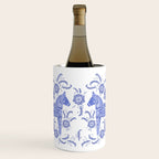 Swedish Dala Horse Blue Wine Chiller Gallery Image 1