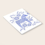 Swedish Dala Horse Blue Notebook Gallery Image 3