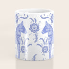 Swedish Dala Horse Blue Coffee Mug Gallery Image 4
