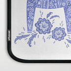 Swedish Dala Horse Blue Laptop Sleeve Gallery Image 3