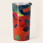 Grün-Rot Otto Freundlich 1939 Abstract Art Mid Century Modern Geometric Colorful Shapes Hard Edge Travel Mug Gallery Image 2