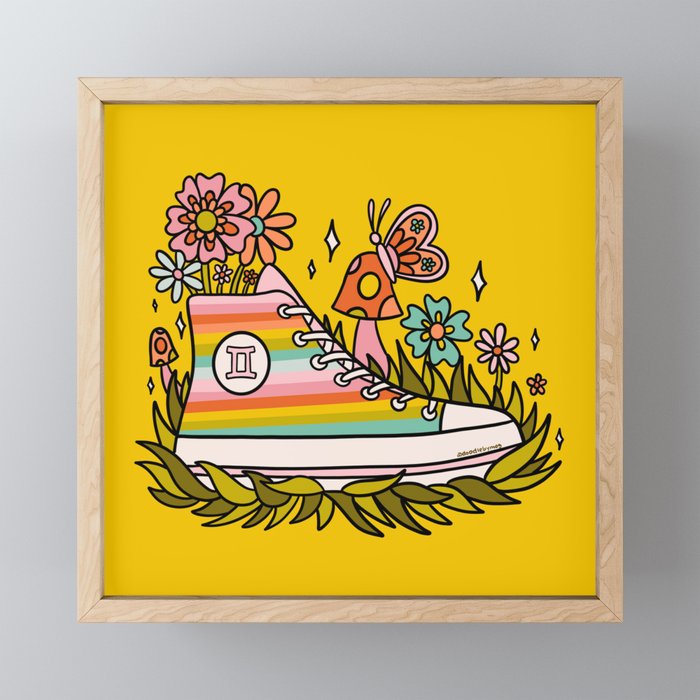 Gemini Sneaker Mini Art Print Gallery Image 1