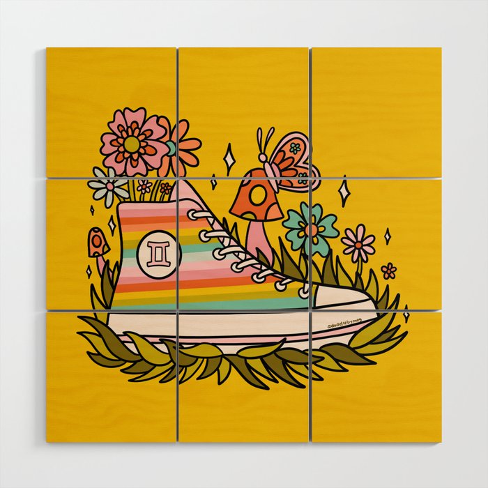 Gemini Sneaker Wood Wall Art Gallery Image 1