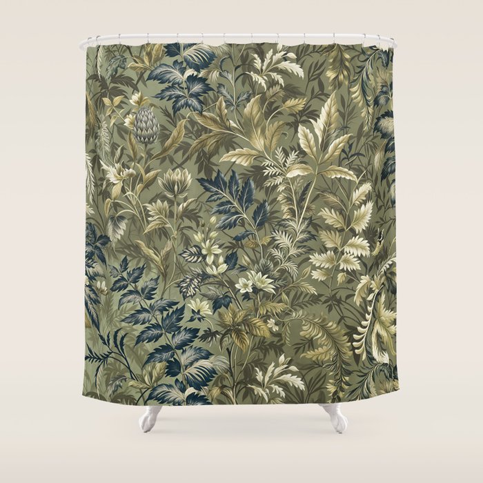 Botanical Tropics of Eden Shower Curtain Gallery Image 1