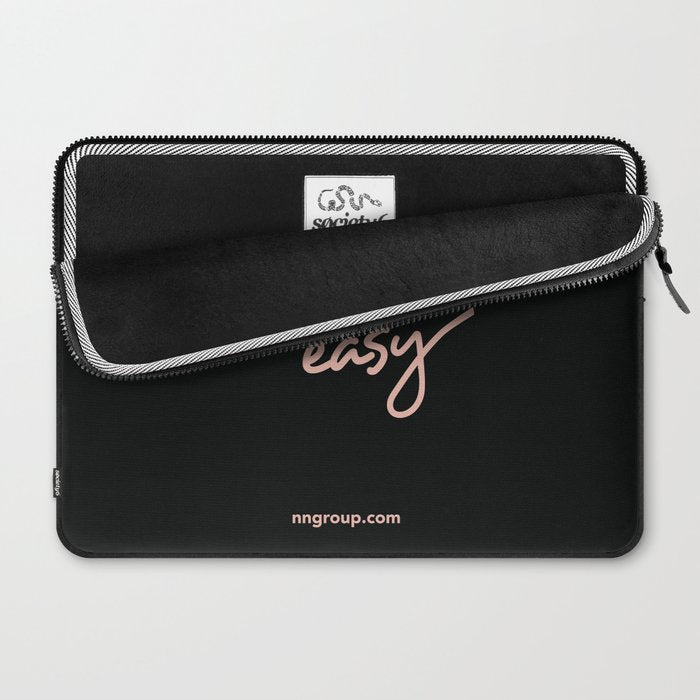 Make It Easy Laptop Sleeve Gallery Image 2