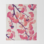 O Ginkgo Throw Blanket Gallery Image 2