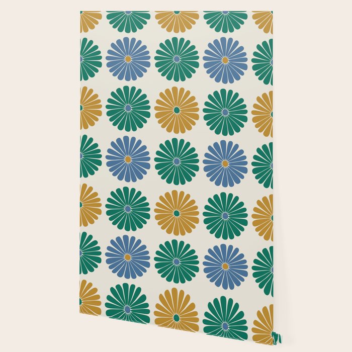 Retro Summer Daisies X Wallpaper Gallery Image 2