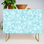 Moloaa Bay Hawaiian Hibiscus Aloha Shirt Print Credenza Gallery Image 1