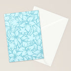 Moloaa Bay Hawaiian Hibiscus Aloha Shirt Print Stationery Card Gallery Image 2